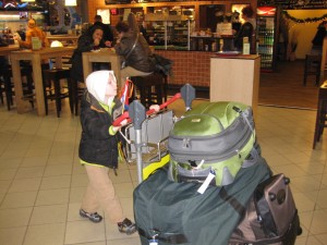 William in the Luggage Train