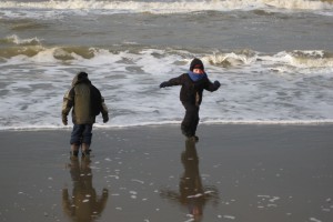 winter beach