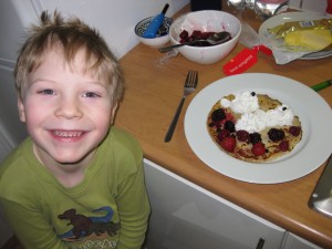 Birthday breakfast