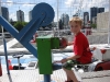 William Works the Crane